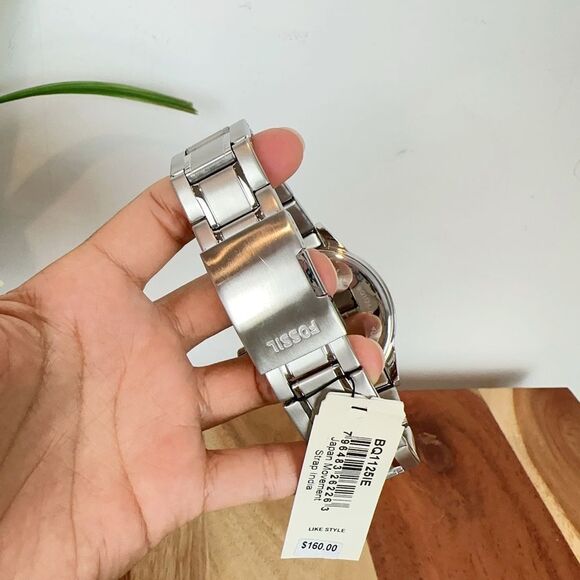 NWT Fossil Flynn Chronograph Stainless Steel Watch - Picture 4 of 6